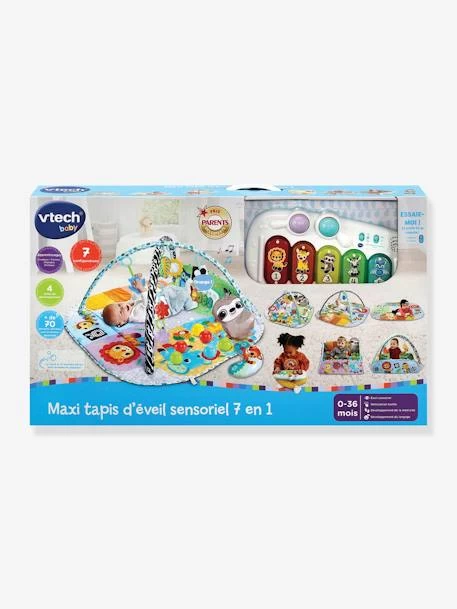 Maxi Tapis D'Eveil Sensoriel 7 En 1 - VTECH Multicolore - Toutes Les Marques 5 Maxi Tapis D'Eveil Sensoriel 7 En 1 - VTECH Multicolore - Toutes Les Marques – Image 3