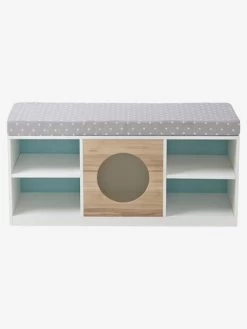 Bébé Boutique -Bébé Boutique meuble 2 en 1 rangement banquette hublot 1