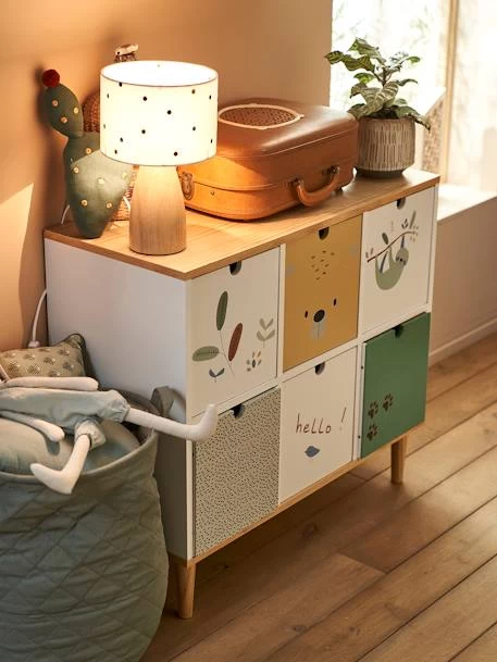 Meuble 6 Bacs Jungle Blanc - Vertbaudet 6 Meuble 6 Bacs Jungle Blanc - Vertbaudet – Image 4