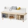 Meuble à Chaussures LIGNE PTILOU Blanc/bois - Vertbaudet 1 Meuble à Chaussures LIGNE PTILOU Blanc/bois - Vertbaudet -Bébé Boutique meuble a chaussures ligne ptilou