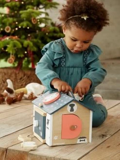 Niche Des Ouvertures En Bois FSC® Multicolore - Vertbaudet -Bébé Boutique niche des ouvertures en bois fsc 1