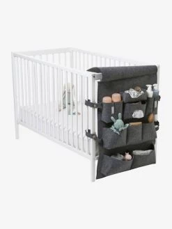 Organisateur à Suspendre Vertbaudet Pour Lit De Bébé Gris Chiné - Vertbaudet -Bébé Boutique organisateur a suspendre vertbaudet pour lit de bebe 2