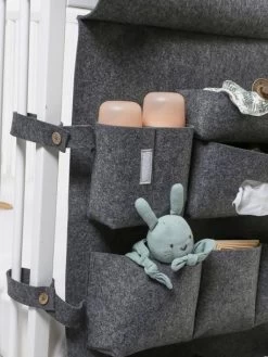 Organisateur à Suspendre Vertbaudet Pour Lit De Bébé Gris Chiné - Vertbaudet -Bébé Boutique organisateur a suspendre vertbaudet pour lit de bebe 4