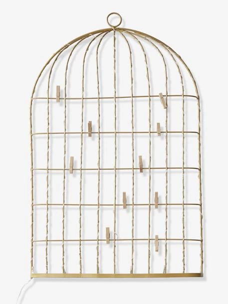 Pêle-mêle Lumineux Cage à Oiseaux Doré - Vertbaudet 3 Pêle-mêle Lumineux Cage à Oiseaux Doré - Vertbaudet – Image 2