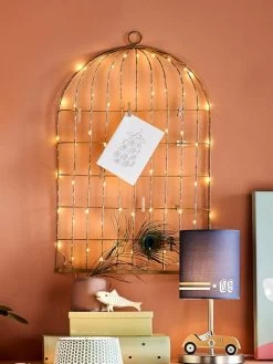 Pêle-mêle Lumineux Cage à Oiseaux Doré - Vertbaudet 8 Pêle-mêle Lumineux Cage à Oiseaux Doré - Vertbaudet -Bébé Boutique pele mele lumineux cage a oiseaux 2