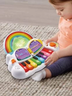 Piano Arc-en-ciel Lumi Magique - VTECH Multicolore - Toutes Les Marques -Bébé Boutique piano arc en ciel lumi magique vtech 2