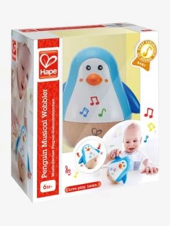 Pingouin Culbuto Musical HAPE Bleu - Hape -Bébé Boutique pingouin culbuto musical hape 4
