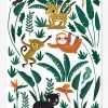 Planche De Stickers LILIPINSO - Petits Animaux De La Jungle Multicolore - Lilipinso -Bébé Boutique planche de stickers lilipinso petits animaux de la jungle