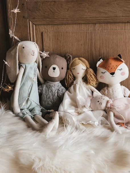 Poupée Dame Renarde Orange - Vertbaudet 5 Poupée Dame Renarde Orange - Vertbaudet – Image 3