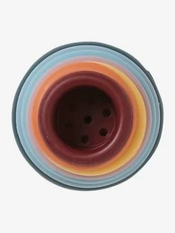 Pyramide à Empiler En Silicone Multicolor - Vertbaudet -Bébé Boutique pyramide a empiler en silicone 2