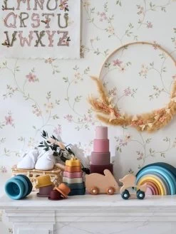 Pyramide à Empiler En Silicone Multicolor - Vertbaudet -Bébé Boutique pyramide a empiler en silicone 4