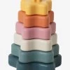 Pyramide D'étoiles à Empiler En Silicone Multicolor - Vertbaudet -Bébé Boutique pyramide detoiles a empiler en silicone