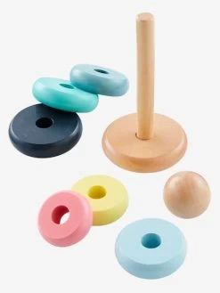 Pyramide D'éveil En Bois FSC® Multicolore - Vertbaudet -Bébé Boutique pyramide deveil en bois fsc 2