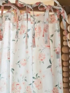 Rideau Voilage EAU DE ROSE écru / Rose - Vertbaudet -Bébé Boutique rideau voilage eau de rose 2