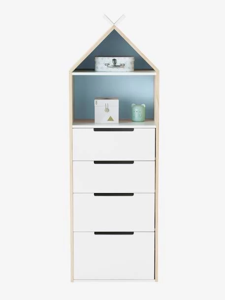 Semainier Fond Réversible Bleu Ou Rose LIGNE TIPILI Bleu Clair - Vertbaudet 5 Semainier Fond Réversible Bleu Ou Rose LIGNE TIPILI Bleu Clair - Vertbaudet – Image 3