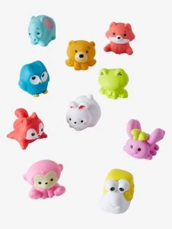 Set De 10 Aspergeurs De Bain Animaux Multicolore - Vertbaudet -Bébé Boutique set de 10 aspergeurs de bain animaux 1