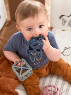 Set De 2 Cubes En Silicone Bleu - Vertbaudet -Bébé Boutique set de 2 cubes en silicone 1