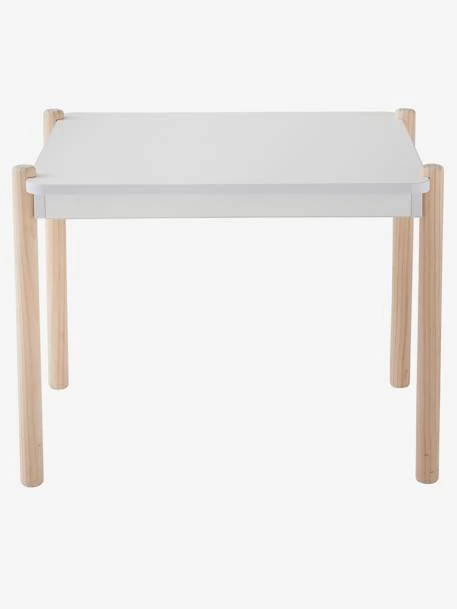 Table De Jeu LIGNE WOODY Blanc - Bois - Vertbaudet 4 Table De Jeu LIGNE WOODY Blanc - Bois - Vertbaudet – Image 2