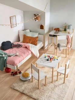 Table De Jeu LIGNE WOODY Blanc - Bois - Vertbaudet 8 Table De Jeu LIGNE WOODY Blanc - Bois - Vertbaudet -Bébé Boutique table de jeu ligne woody 2