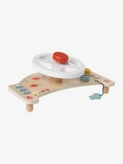 Tablette Volant De Voiture En Bois FSC® Beige - Vertbaudet -Bébé Boutique tablette volant de voiture en bois fsc 2