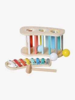 Tap Tap Xylophone 2 En 1 En Bois FSC® Multicolore - Vertbaudet
