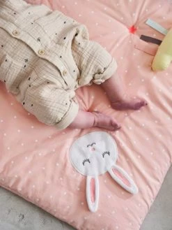 Tapis D'éveil Souple Sans Arche Sweet Fun Rose Imprimé - Vertbaudet -Bébé Boutique tapis deveil souple sans arche sweet fun 1