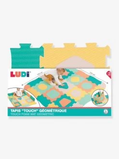 Tapis Géométrique Touch LUDI Multicolore - Ludi -Bébé Boutique tapis geometrique touch ludi 2