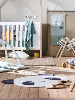 Tapis Panda HANOÏ écru / Noir - Vertbaudet -Bébé Boutique tapis panda hanoi 2