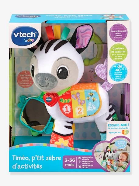 Timéo P'tit Zèbre D'activités - VTECH Multicolore - Toutes Les Marques 4 Timéo P'tit Zèbre D'activités - VTECH Multicolore - Toutes Les Marques – Image 2