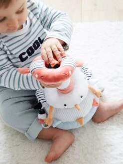 Tour à Empiler En Tissu LEON SUR LE PONTON Multicolore - Vertbaudet -Bébé Boutique tour a empiler en tissu leon sur le ponton 5