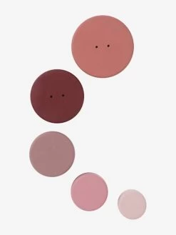 Tour à Empiler Ronde En Silicone Rose - Vertbaudet -Bébé Boutique tour a empiler ronde en silicone 4