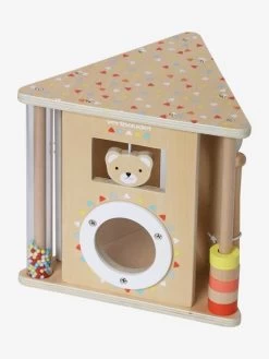 Triangle D'activités Musicales En Bois FSC® Beige - Vertbaudet -Bébé Boutique triangle dactivites musicales en bois fsc 2