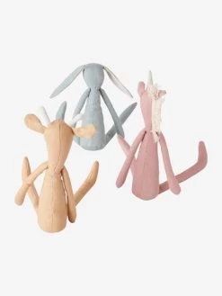Trio De Poupées En Lin Multicolore - Vertbaudet -Bébé Boutique trio de poupees en lin 4
