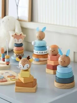 Trio De Tours à Empiler En Bois FSC® Bois - Vertbaudet -Bébé Boutique trio de tours a empiler en bois fsc 4
